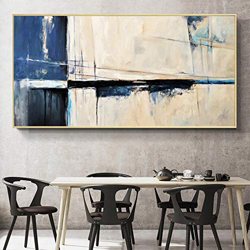 Peinture pont abstrait 40x80 cm - Impression sur toile street art moderne