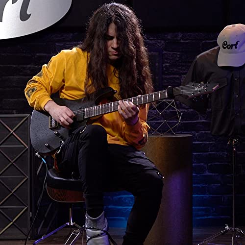 Image of Cort Meranti Wood Electric Guitar X100 OPBK