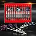 WINSDART Darts Metal Tip Set Professional Metal Darts for Dartboard Steel Tip Darts with Nonslip Iron Barrel Aluminum Dart Shafts,Extra Flights,Dart Sharpener,Gift Box
