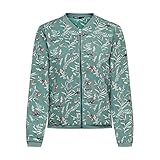 ONLY Damen Onlvic Aop Ptm Jacket Bomberjacke, Chinois Green/AOP:WILD BIRDS, 44 EU