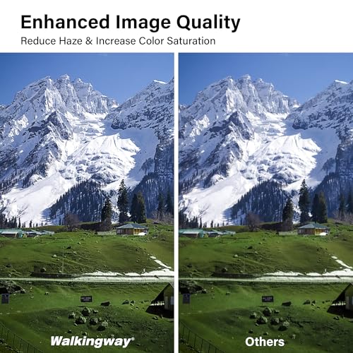 Walking Way Filtro UV 55MM Filtros Ultravioleta con Nano Coating Revestimiento Ultrafino Protector MRC UV Filter para Objetivo - imagen 2