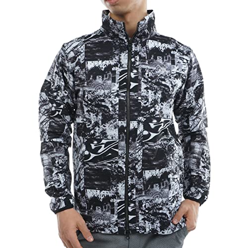 [I[N[] SKULL BREATHABLE LIGHT JACKET FOA405125 BLACK GEO PRINT S({TCYM)