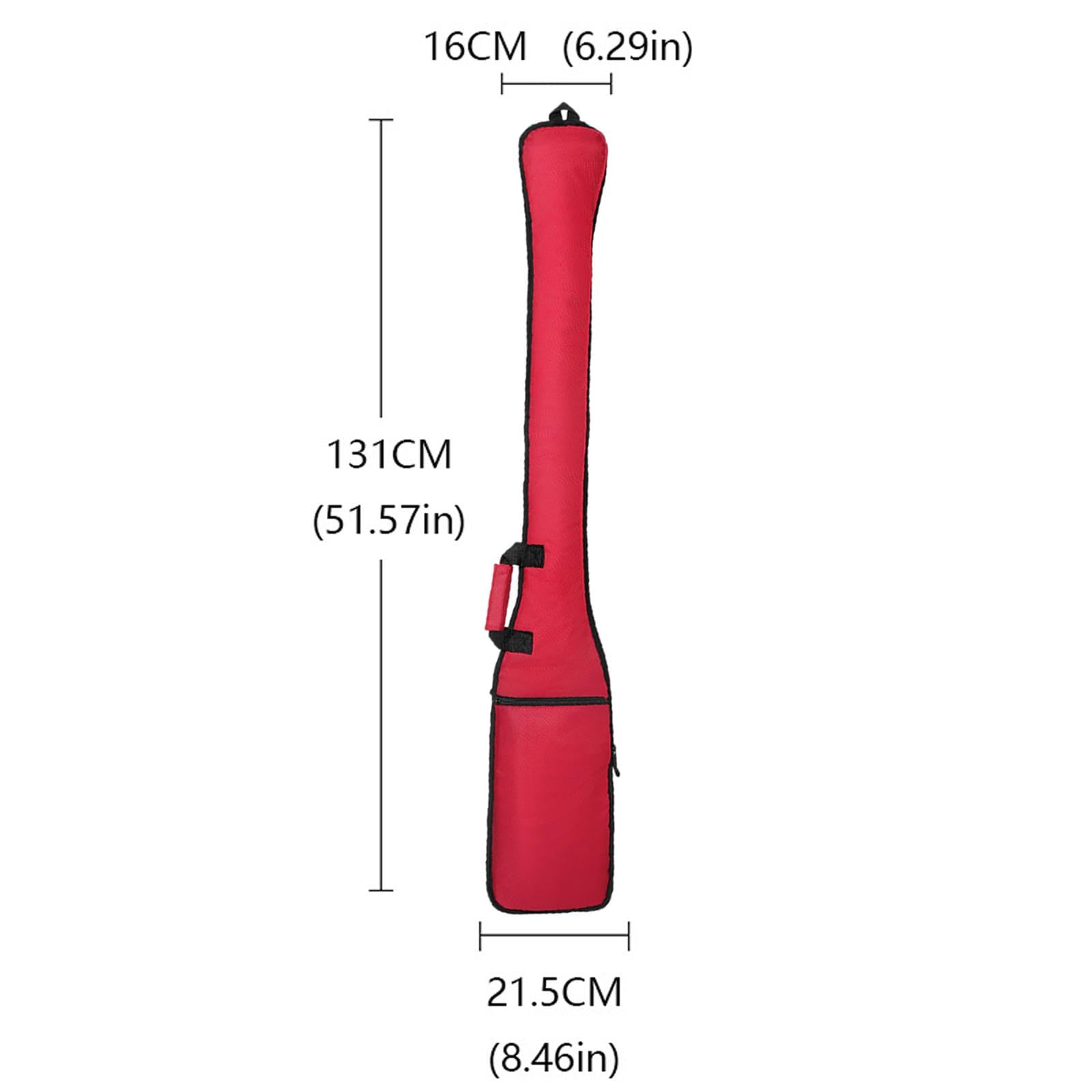 Oshhni Drachenboot -Paddelbeutel mit Tragem, Paddeltasche Kajak Verstellbarer Schultergurt, Drachenboot-Paddeltasche für Surfen, Outdoor-Rafting, 131x21,5 cm Oxford Tuch