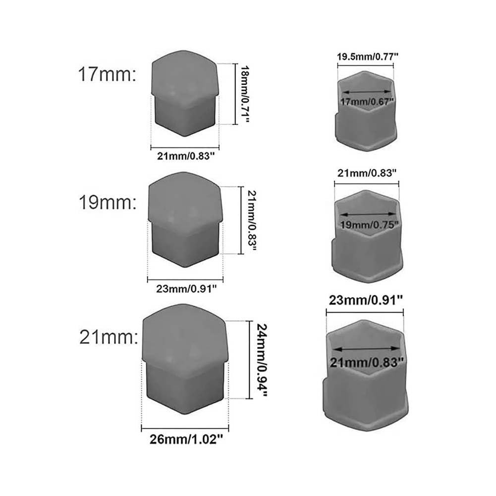 Audi Radmutternabdeckung Original Audi Radmuttern-Abdeckungen ( Verriegelungskappen) – Rund, Schwarz, 5 Stück, Für A1, A3, A4, A5, A6, A8, Q5 Audi Radmuttern Abdeckungen
