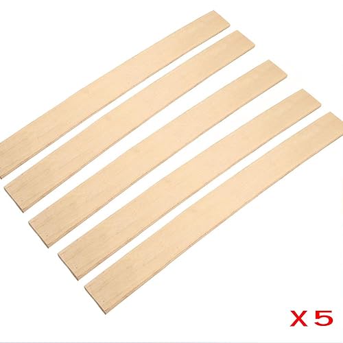 Miniatura 3 de 通用 Reemplazo de listones de madera para cama, paquete de 5 (39.3 pulgadas de largo x 2.08 pulgadas de ancho x 0.33 pulgadas de alto), estilo