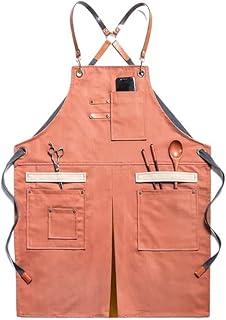 Delantal Vaquero Grueso Resistente a Las Manchas, Barista, barbero, Cocina, Carpintero, Limpieza del hogar, Delantal de Trabajo, Herramientas de Limpieza del hogar