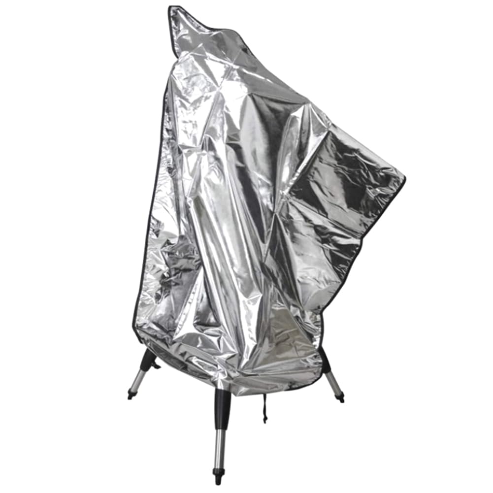 Ginobili Custodia di protezione per telescopio con cinghia di fissaggio, proteggi il tuo telescopio contro la polvere e l'umidità, 47 x 63 pollici/160 x 120 cm, argento