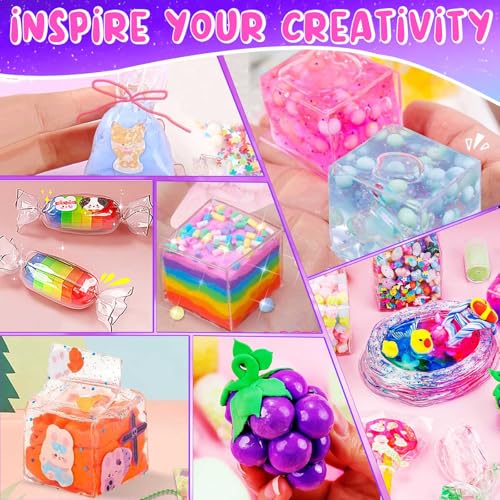 Jimcii Nano Tape Bubble Kit para Crianças com Bolsa Fofa, Kit de Fita de Bolhas Personalizável