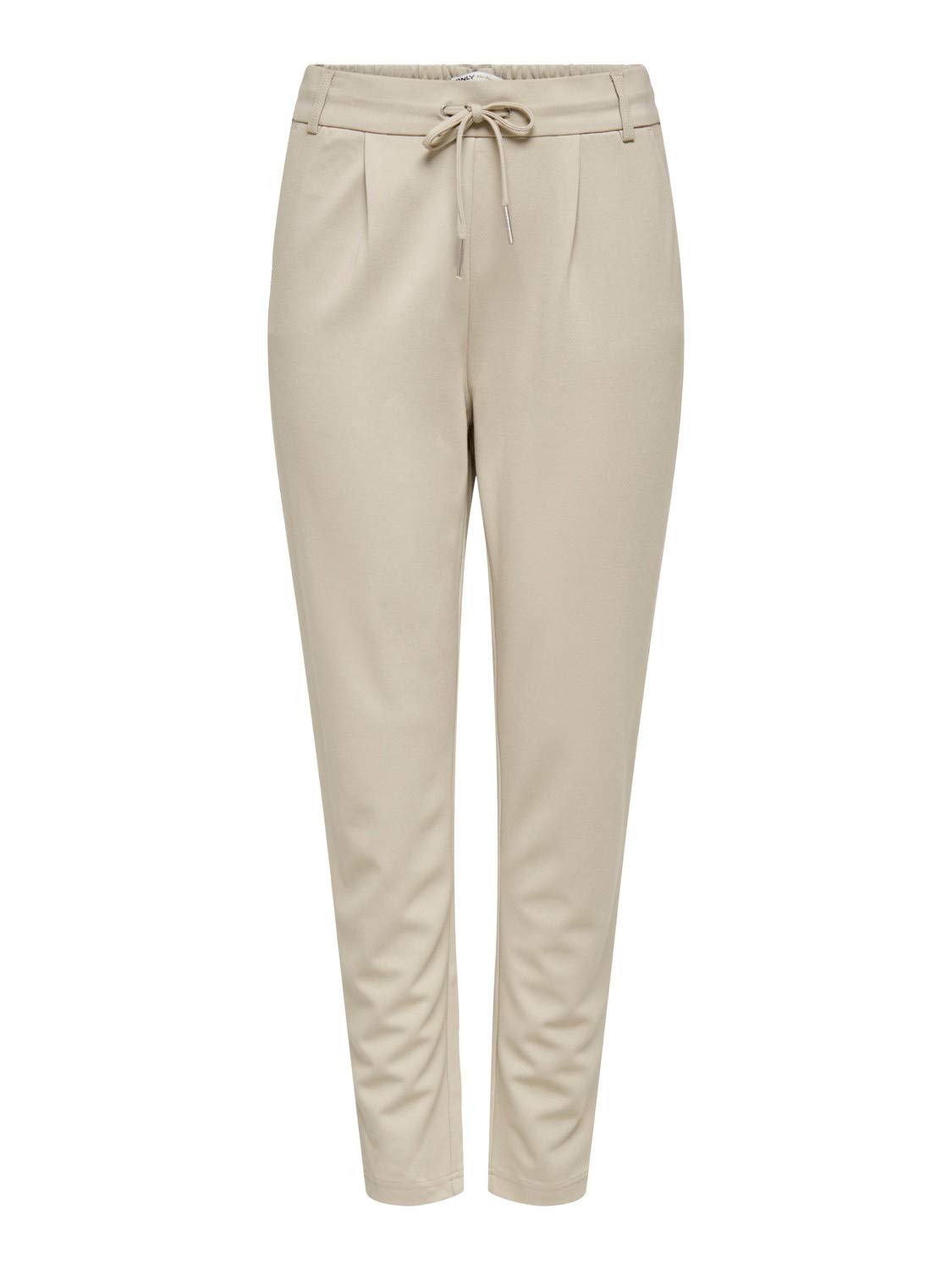 ONLY Damen Onlpoptrash Easy Colour Pant PNT Noos Hose 15115847 ,Beige ,XS / 30L