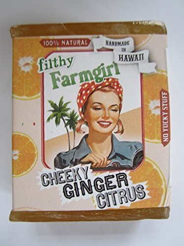 Filthy Farmgirl Cheeky Ginger Citrus BAR SOAP Orange Grapefruit Lemon Ginger