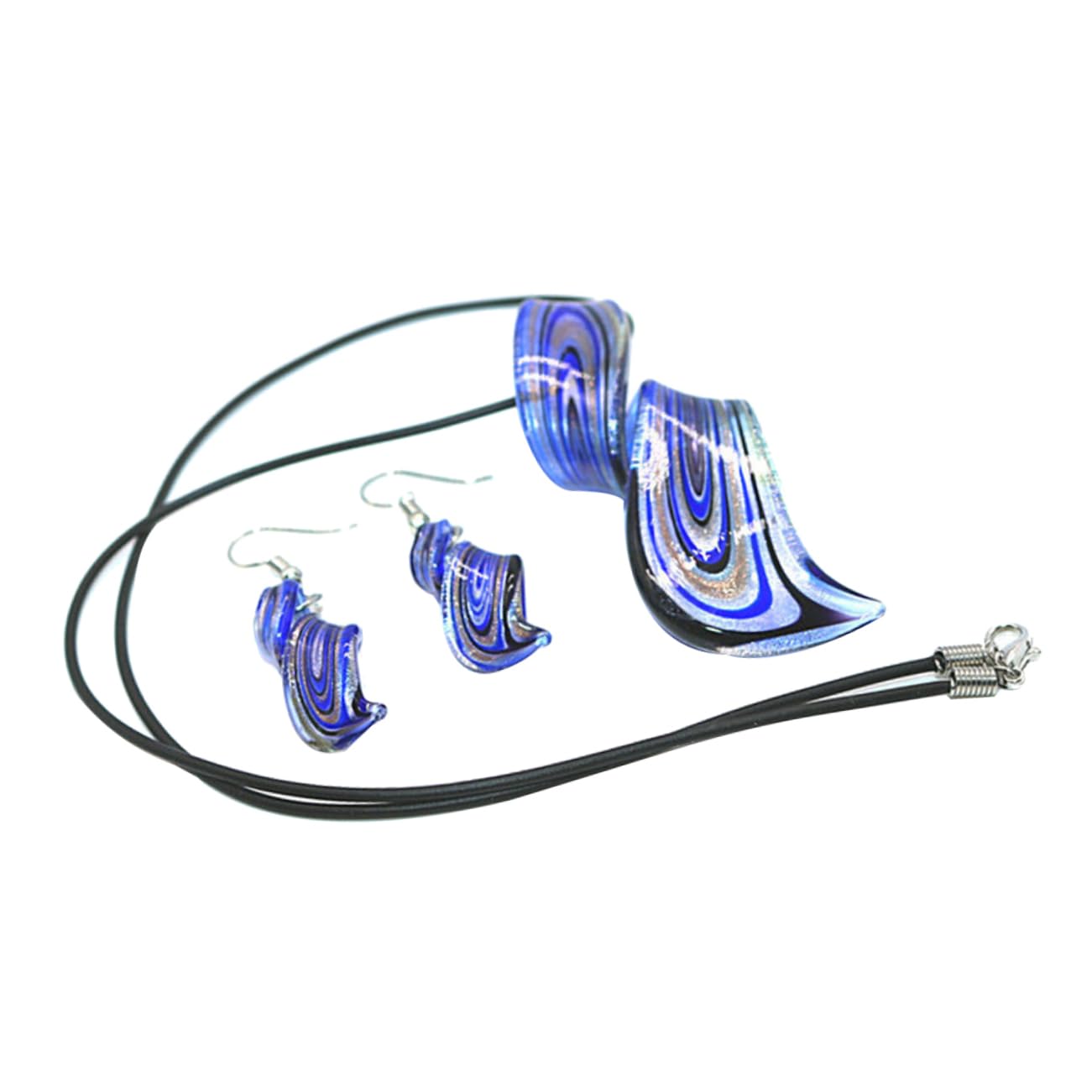 WBDWWTD Accessoires Halskette Ohrringe Ohrringe für Damen Accessoire Schmuck Halskette für Damen Schwarz