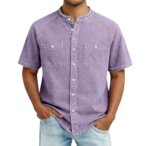 Chemise en coton et lin homme pour les vacances et terrasses d'été