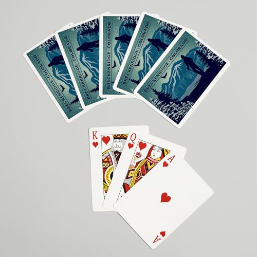 Baraja de cartas Poker Breckenridge Colorado 52 piezas miniatura 7