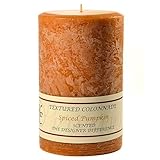 Textured Spiced Pumpkin 4 x 6 Scented Pillar Candles