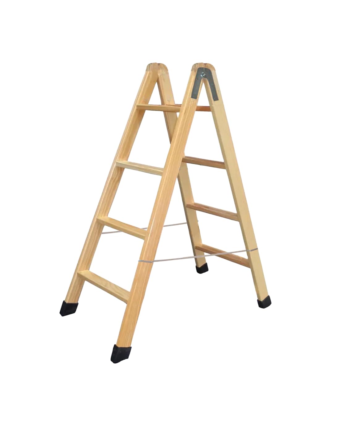 PERSUM - Escalera DE Madera Tijera Profesional 4 PELDAÑOS