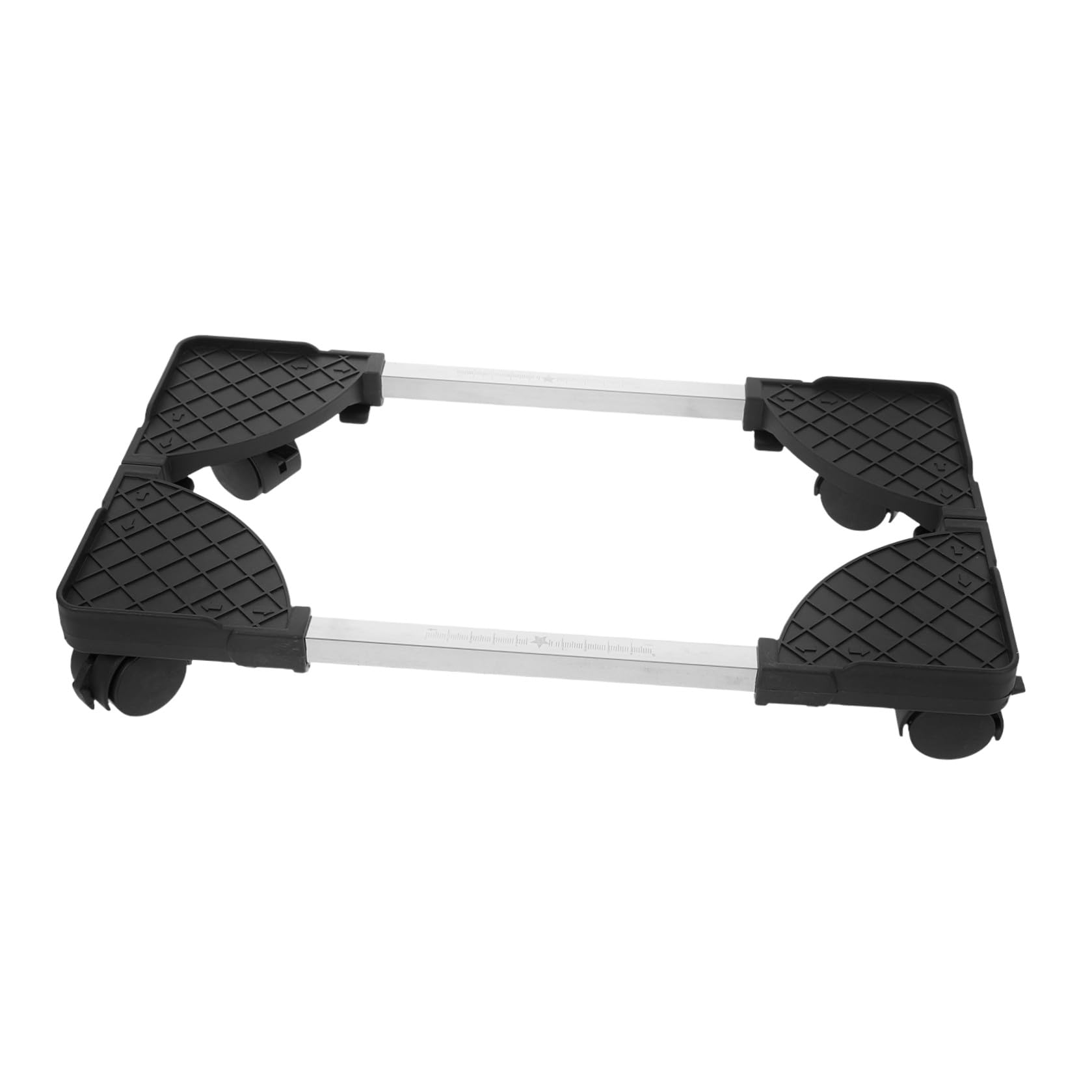 VILLCASE Soporte de CPU con Ruedas, Base para Torre de Computadora, Negro, de PP y Acero Inoxidable, Longitud Ajustable, para Oficina y Hogar