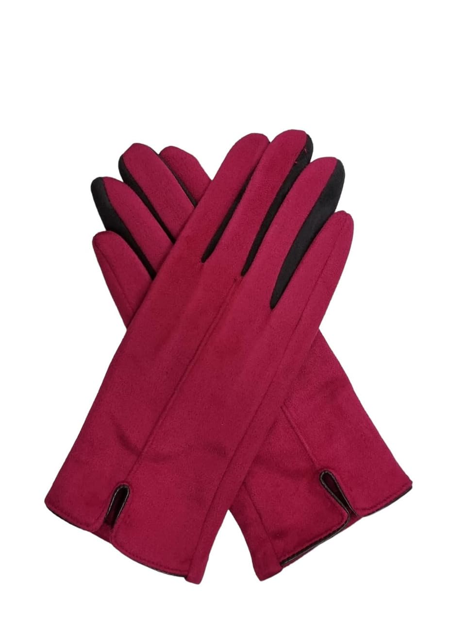 A2ZUKFASHION Women Winter Warm Cosy Faux Suede Gloves Ladies Soft Fur Lined Thermal Gloves