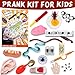 SnaFununy Prank Kit for Kids - 18 Gags & Practical Joke Toys - Prank Stuff for April Fools - Ultimate Practical Jokes - Gag Gifts for Kids - Big Funny Toys Pack Set Box