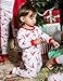 Leveret Kids Pajamas Baby Boys Girls Footed Pajamas Sleeper 100% Cotton Plaids (Size 6-12 Months-5 Toddler) (Reindeer, 2 Years)