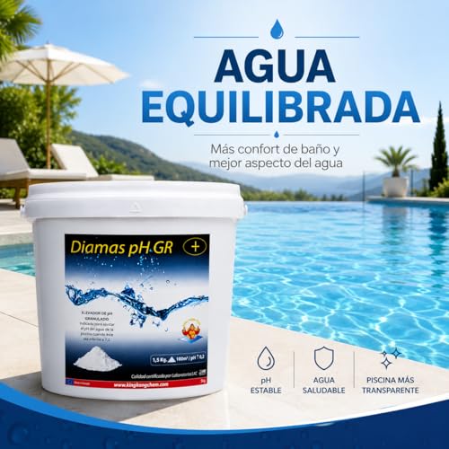 Miniatura 5 de Elevador Del Ph Para Piscinas Diamas Ph Gr 5 Kg - Formato Granulado