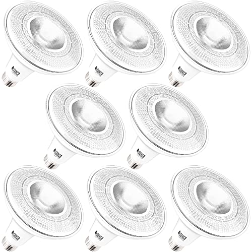 Exclusive Sunco Lighting Outdoor LED Flood Light, Waterproof PAR38 LED Bulb, Dimmable, 100W Equivalent 13W, Exterior, Wet-Rated, 2700K Soft White 1050 LM, E26 Base, UL Energy Star 8 Pack