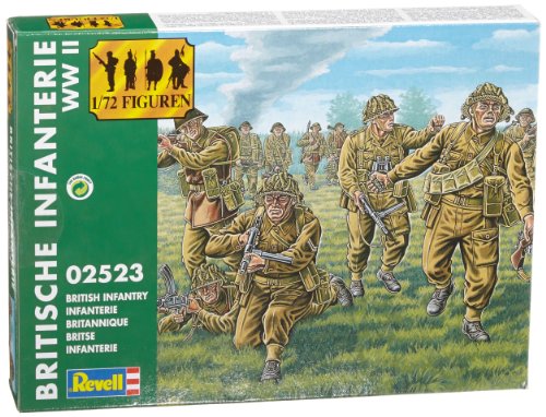 Preisvergleich Produktbild Revell Modellbausatz 02523 - Britische Infanterie, WWII (Figurensatz) im Maßstab 1:72