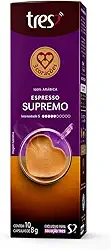3 Corações Café Espresso Supremo TRES - 10 unidades
