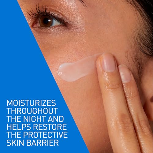 CeraVe Facial Moisturizing Lotion Pm | Ultra Lightweight, Night Face Moisturizer With Hyaluronic Acid | Fragrance Free, 89 Milliliters (1 Pack) - Image 4