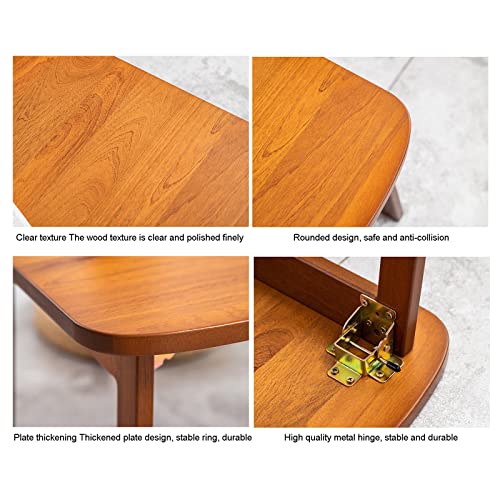 Table pliante multifonction 60 cm : la table d'ordinateur portable en bois