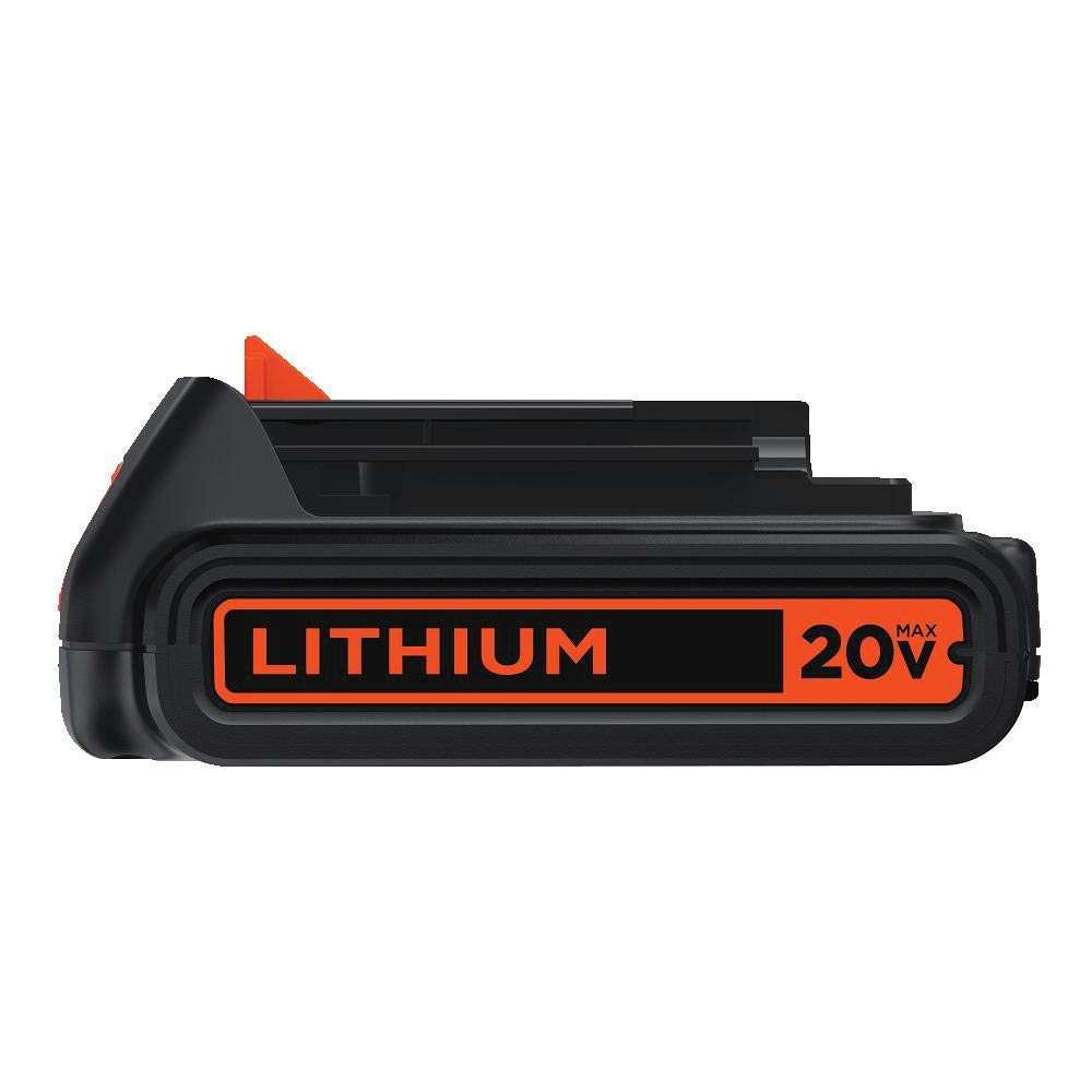 Condition photo showing New/Like New for black+decker 20v max battery, 1.5ah lithium ion battery, extended runtime, compatible with tools, outdoor equipment and 20v vacuums (lbxr20)