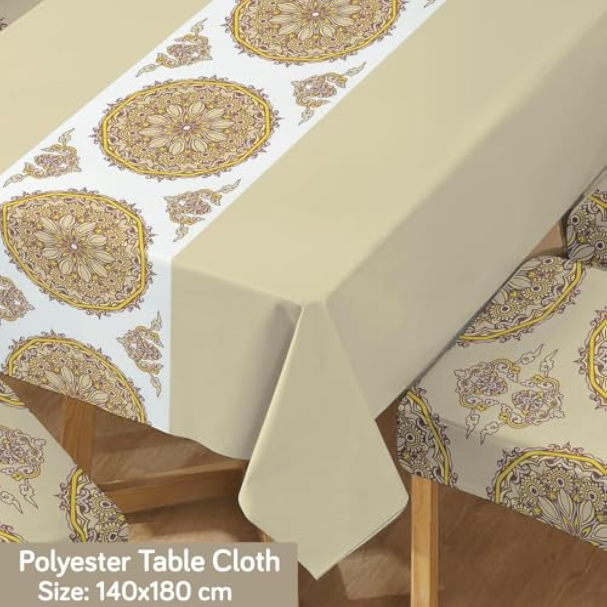 Dining Chair Cover Set of 4 with Table Cloth