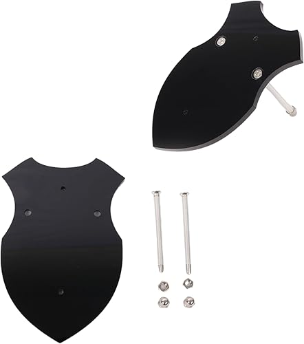 Miniatura 3 de Estante de exhibición de espadas montado en la pared, soporte de espada, soporte de pared, soporte de hacha, exhibición vertical y decoración