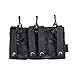 EXCELLENT ELITE SPANKER Open-Top Single/Double/Triple Mag Pouchs for M4 M14 M16 AK AR Elastic Kangaroo Rifle Magazines and Pistol Mag Pouch(Multicam Black)