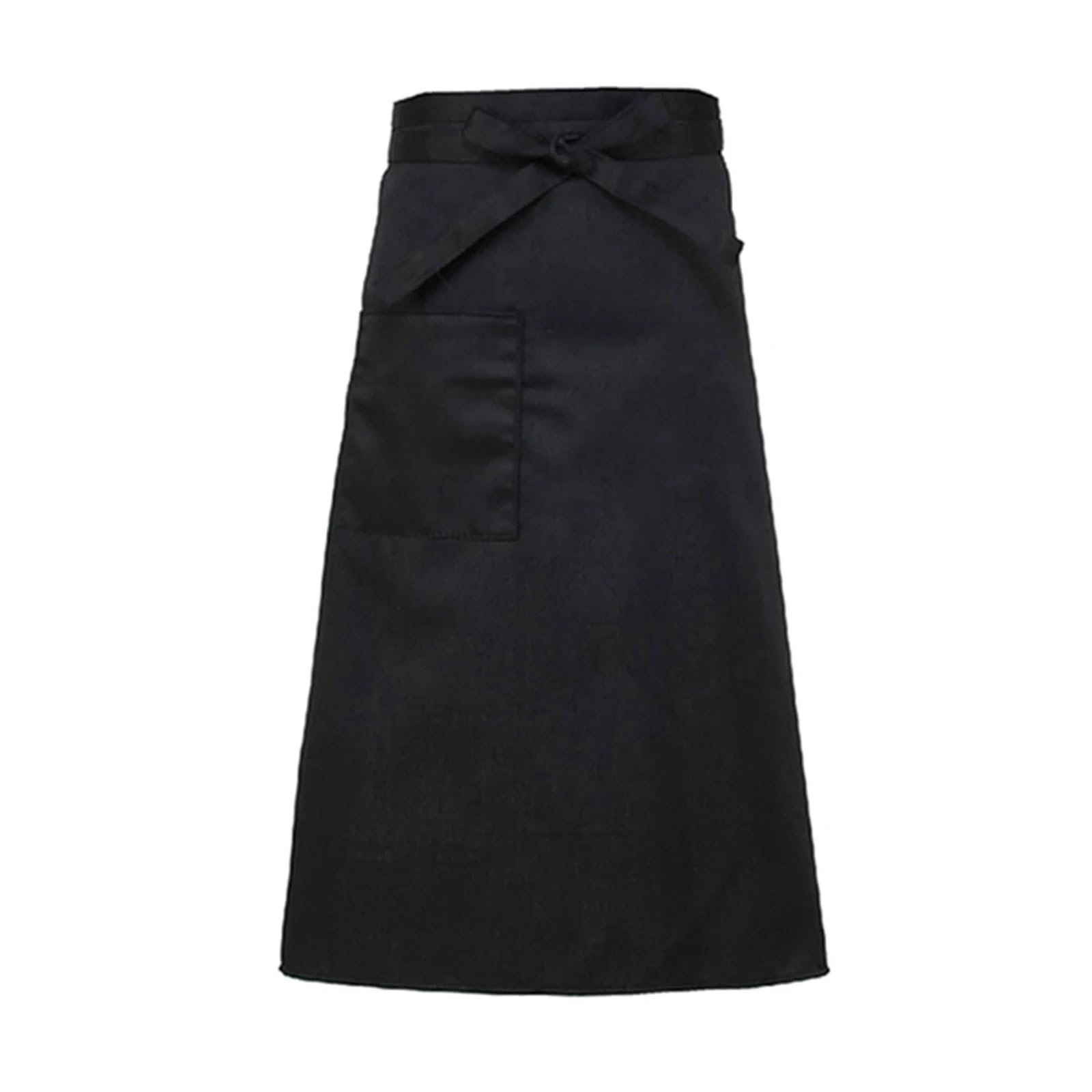 Küchen-Kochschürze, gestreift, kariert, halblange Schürze mit kurzer Taille und Tasche, Catering, Chef, Kellner, Barschürze für Restaurant