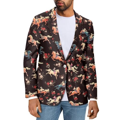 Casual Office Work Blazer for Mens Suit Jacket Blazer Prom Jacket Business Fit Long Sleeve Blazer3