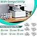 6 Pcs Printer Ink Damper, Ink Damper Replacement Part Compatible with Epson L1300, L1800, L800, L801, L810, L850 Printers, Durable