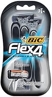 BIC Flex 4 Disposable Men's Razors - Pack of 3 Shavers