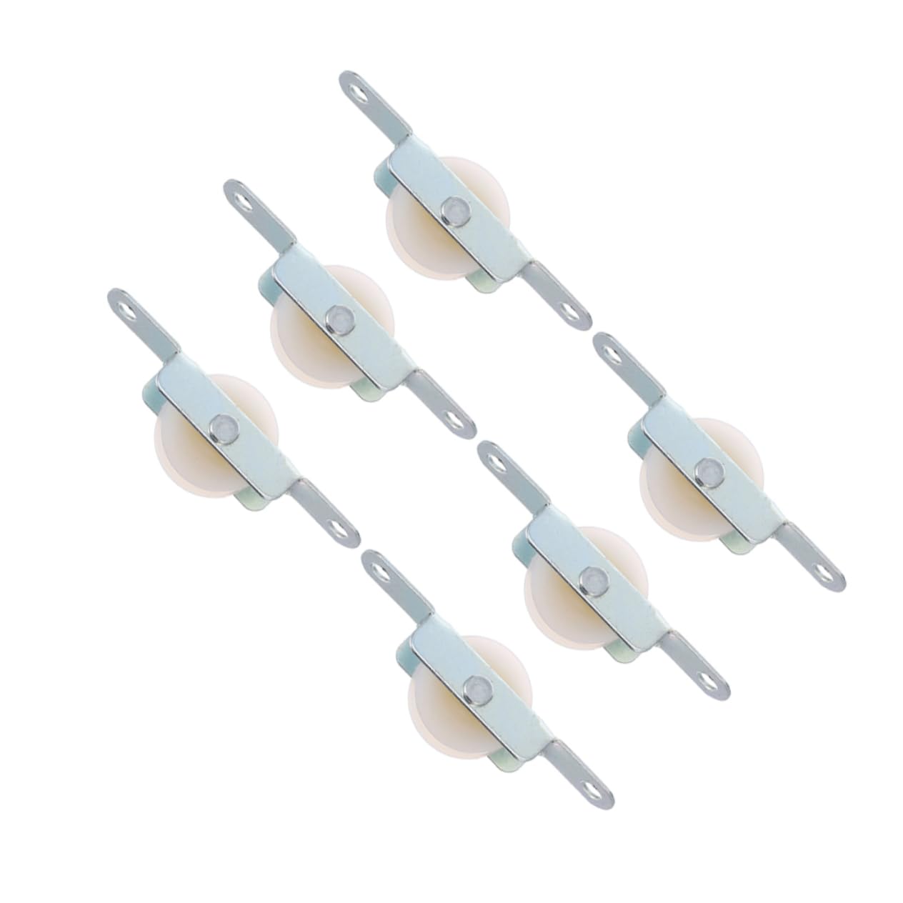 Happyyami 6Pcs Outdoor Umbrella Bracket Stand Base Weatherproof Replacement Parts for Patio Garden Umbrellas Easy Installation Smooth Rope Operation Design for Various