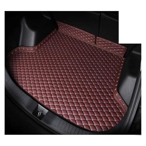 Tapis de coffre Audi Q7 2006-2015 rouge vin pour version 5 places