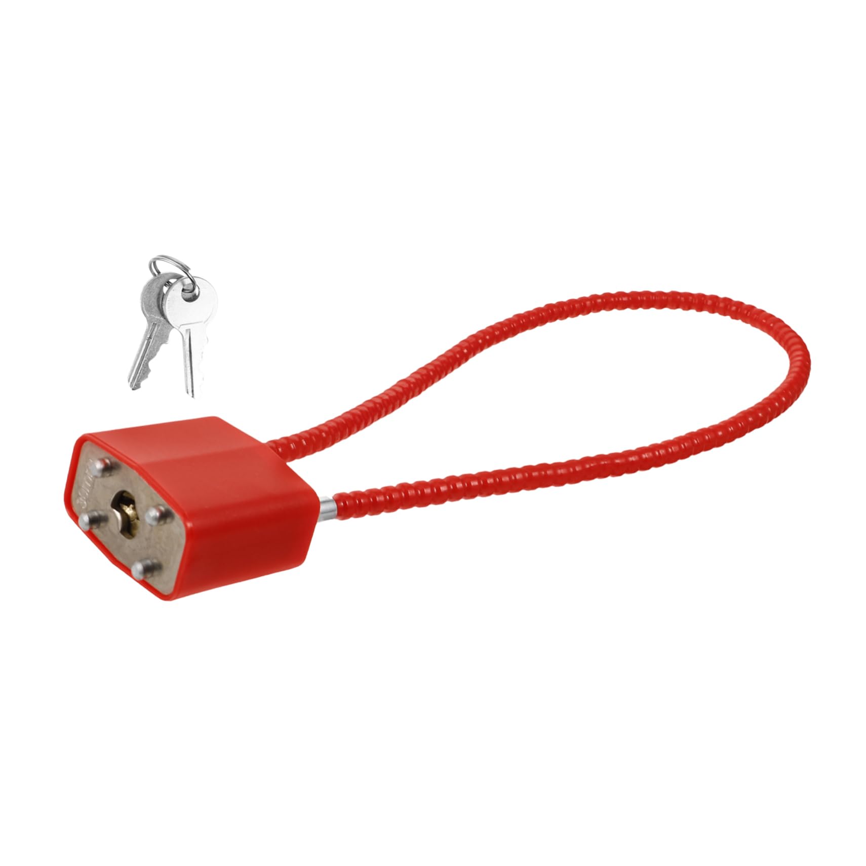 Uonlytech 5pezzi Cavo Di Sicurezza Acciaio Per Bici e Serratura Compatta e Leggera Alta Resistenza Facile Da Usare Sicurezza Garantita Per Locker e Accessori