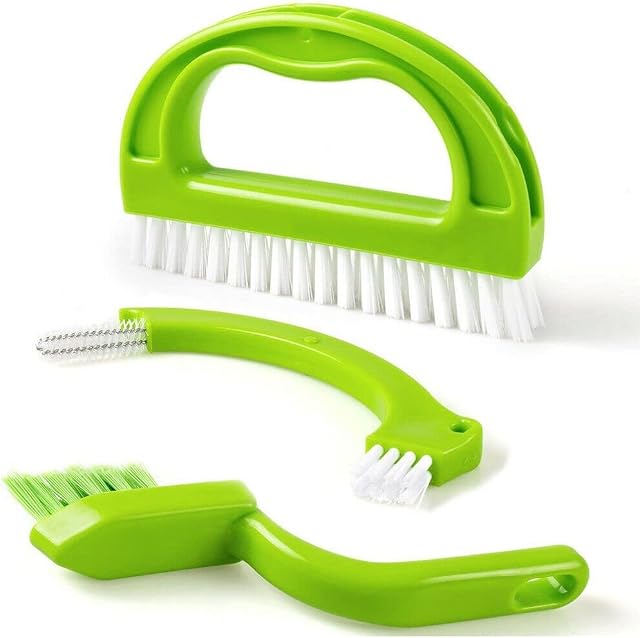 Tile Grout Brush Cleaner-Grout Cleaning Removes Mould, Dirt Scrubbing Tool Deep Cleaning for Kitchen & Bathroom Floor Tiles, Clean Small Spaces & Corners - Tool Brushes