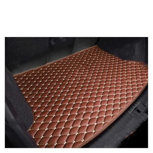 Tapis de coffre pour Volvo XC60 étanche et robuste protégeant l'habillage intérieur marron