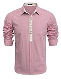Unsere Karohemden, Moderner schnitt, Traditioneller style, Langen Ärmel(Kann Aufrollen), Regular Fit, die ideale Ergänzung zu Ihrem Trachtenoutfit für Herren.