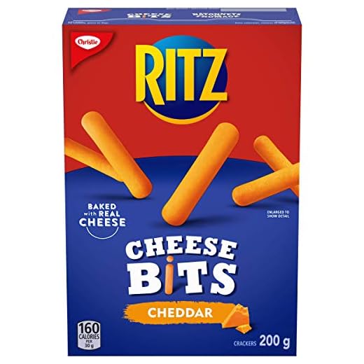 Ritz Cheese Bits Cheddar Flavoured Crackers, 200g/7 oz.,Box, {Imported from Canada}