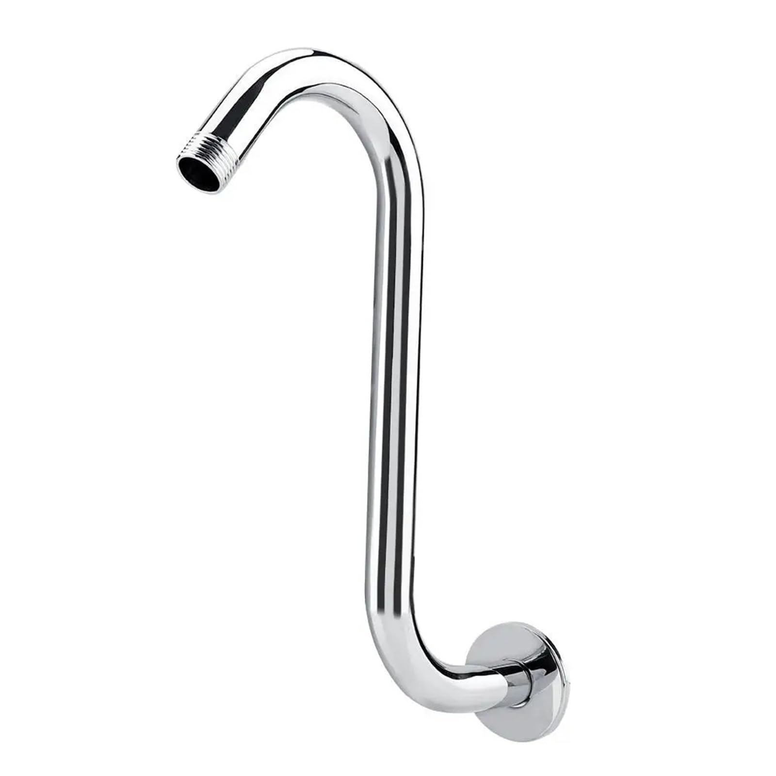 8 Inch Shower Head Bracket 201 Stainless Steel Extension Arm High Rise S-Curved Bathroom Accessories for Bathroom