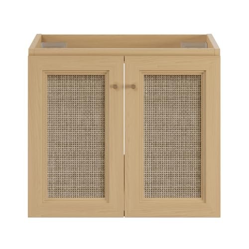 Swiss Madison Classe 24" Wall-Mounted Bathroom Vanity in Natural Oak Without Sink Top by Swiss Madison - Image 3