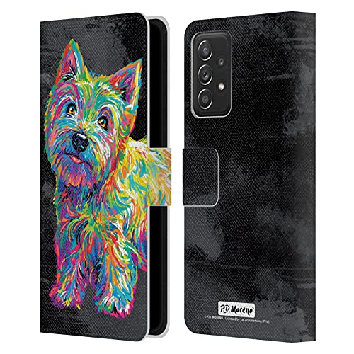 Coque portefeuille en cuir raffiné P.D. Moreno pour Samsung A53 5G