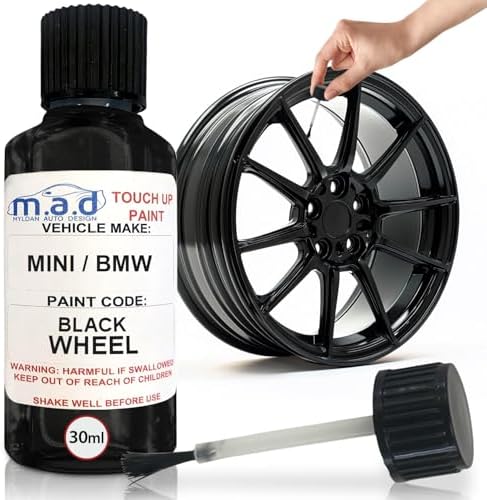 M.A.D MYLDAN AUTO DESIGN M.A.D Gloss Black Alloy Wheel Touch-Up Repair ...