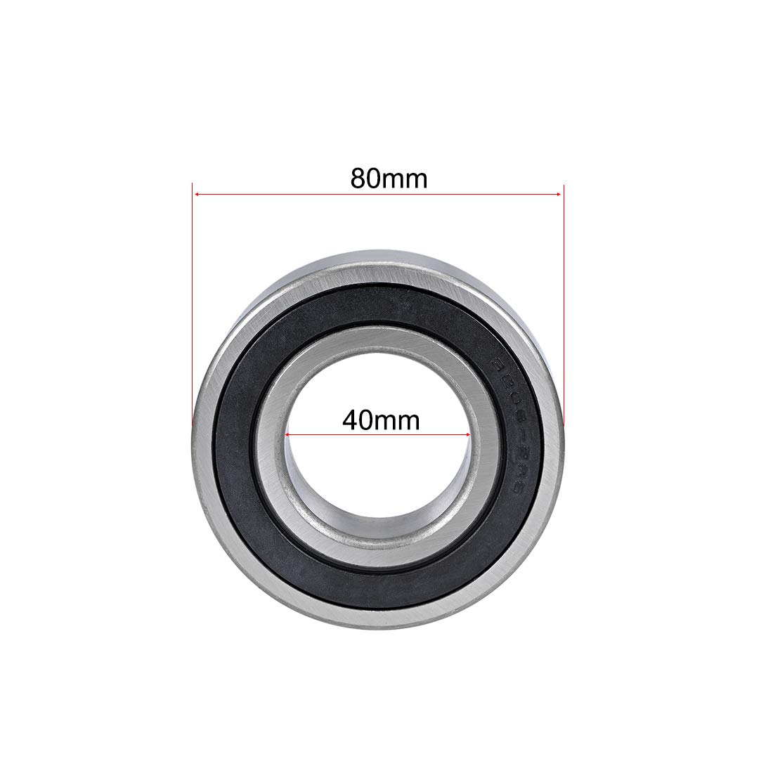 5306 2RS [FBJ] Double row angular contact ball bearing, order at online