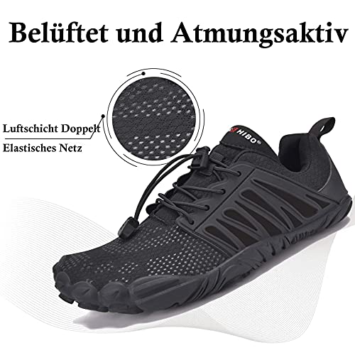 JACKSHIBO Unisex Minimalistische Trailrunning Barefoot Schoenen Heren Dames Lichtgewicht Sportschoenen voor Sportschool… - Image 3